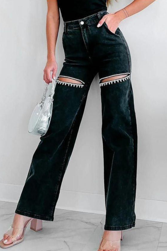 Amelia™ Crystal-Straight Jeans