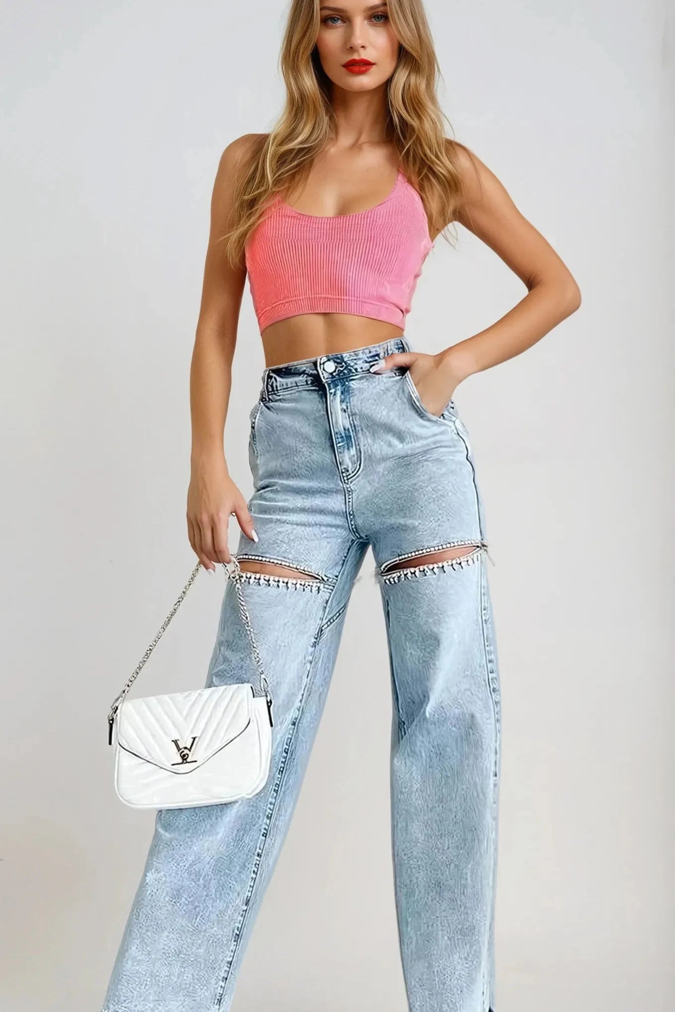 Amelia™ Crystal-Straight Jeans