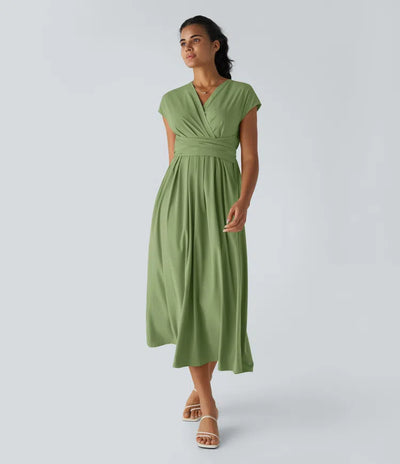 Amelia™ Tie-Back Quick-Dry Midi Dress