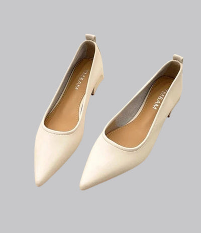 Amelia™ Pointed-Toe Leather Pumps