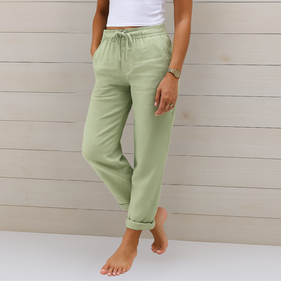 Amelia™ Linen-Stretch Trousers