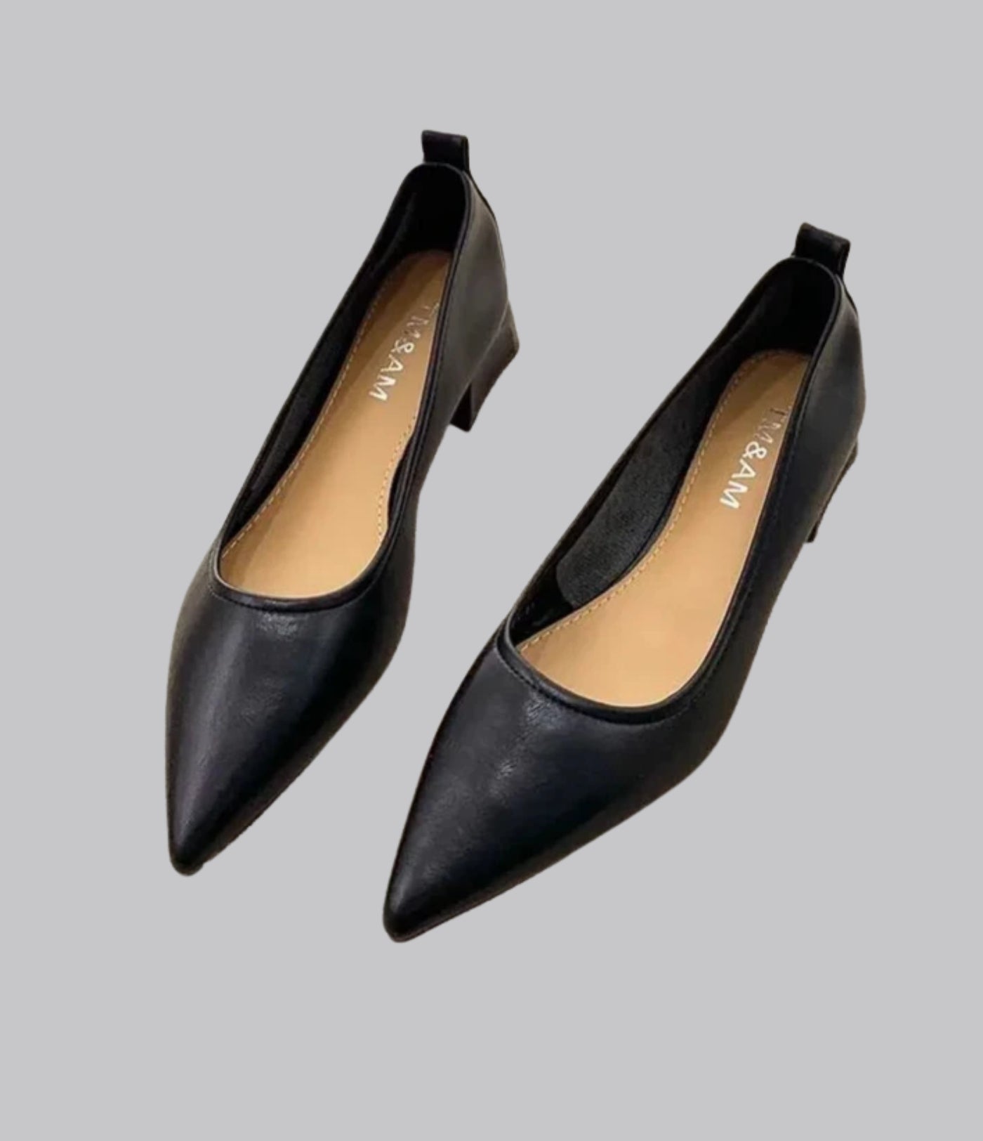 Amelia™ Pointed-Toe Leather Pumps