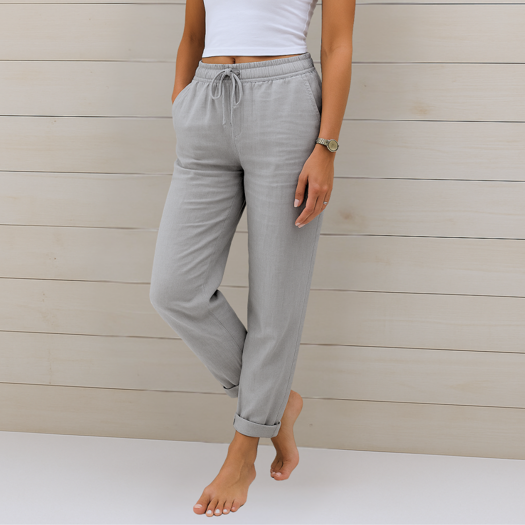 Amelia™ Linen-Stretch Trousers