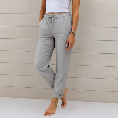 Amelia™ Linen-Stretch Trousers