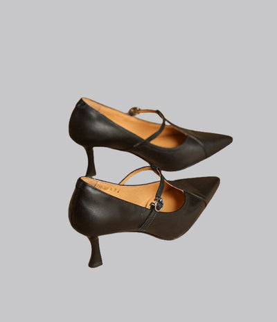 Amelia™ Leather Stiletto Heels
