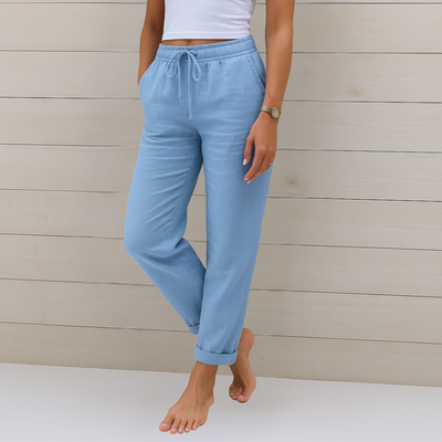 Amelia™ Linen-Stretch Trousers