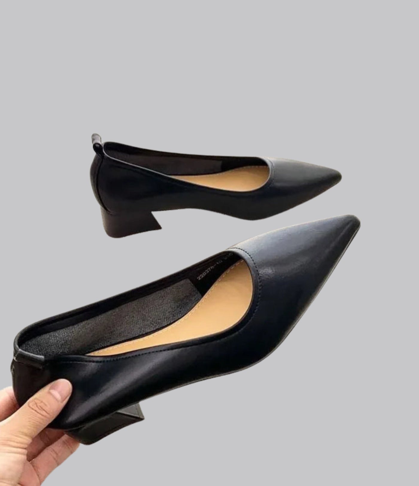 Amelia™ Pointed-Toe Leather Pumps