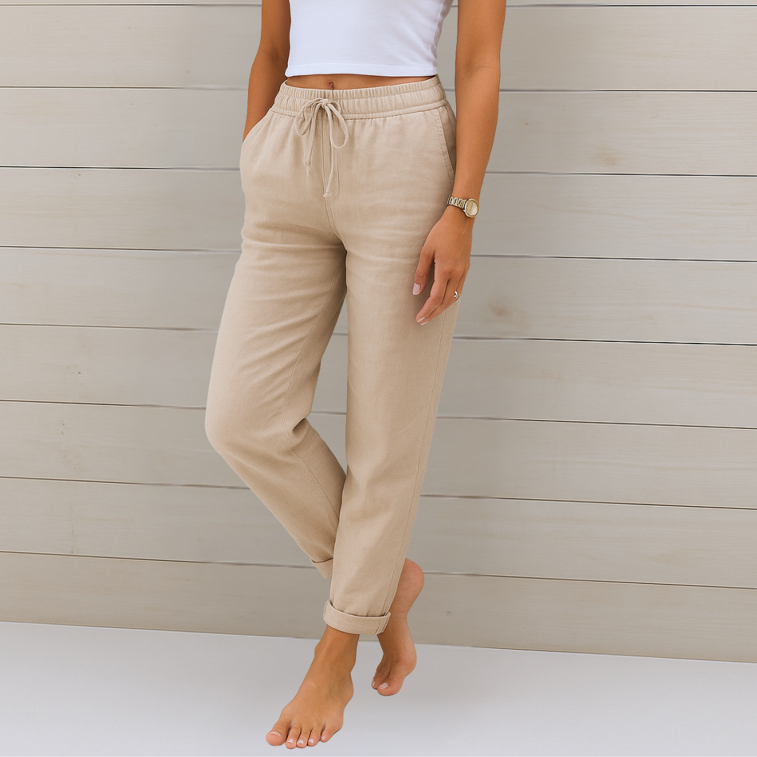 Amelia™ Linen-Stretch Trousers