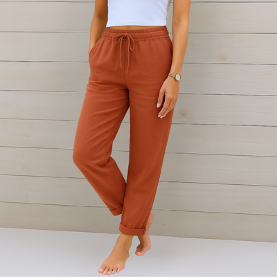 Amelia™ Linen-Stretch Trousers