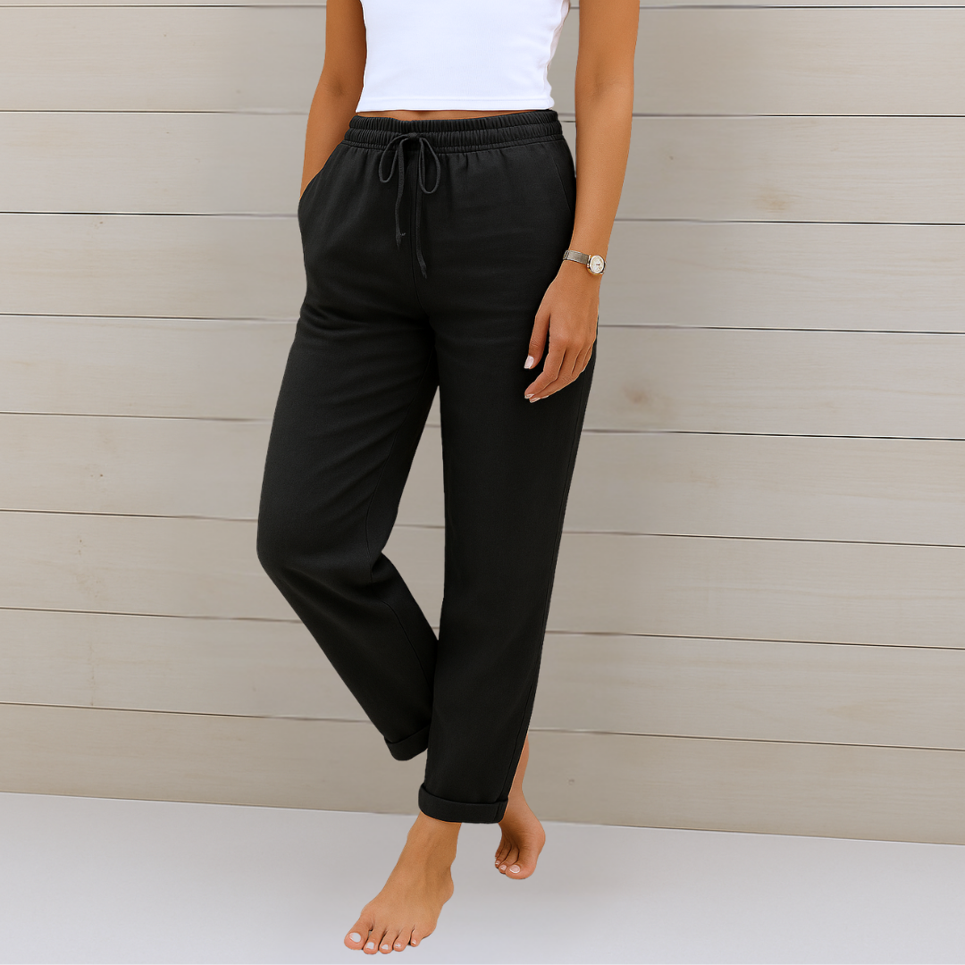 Amelia™ Linen-Stretch Trousers