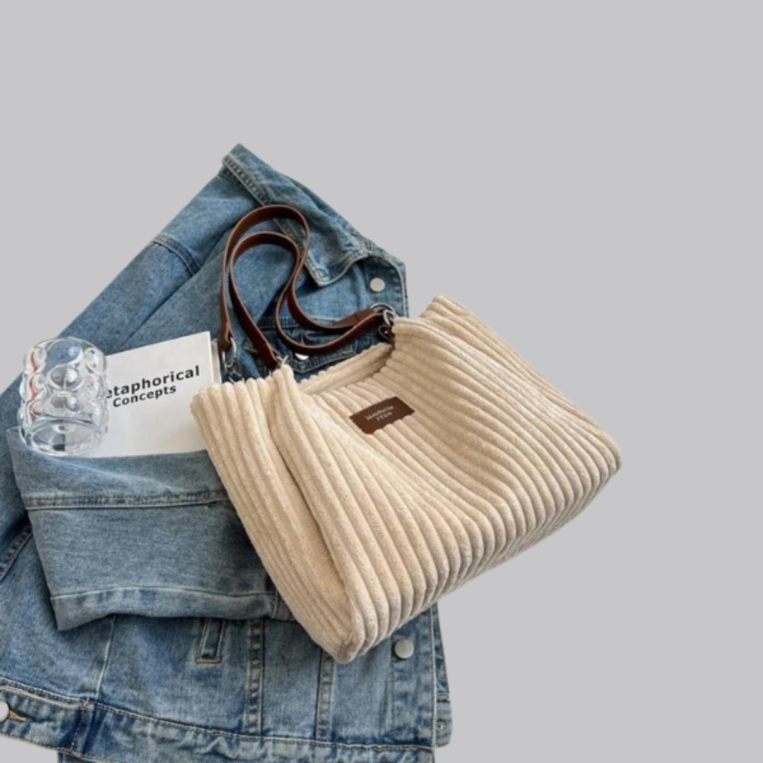Amelia™ Corduroy Cross-Shoulder Tote