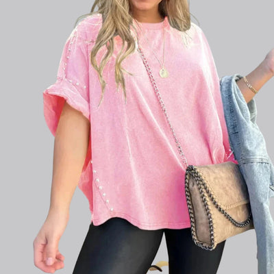 Amelia™ Studded Oversized Tee