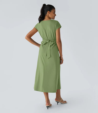 Amelia™ Tie-Back Quick-Dry Midi Dress