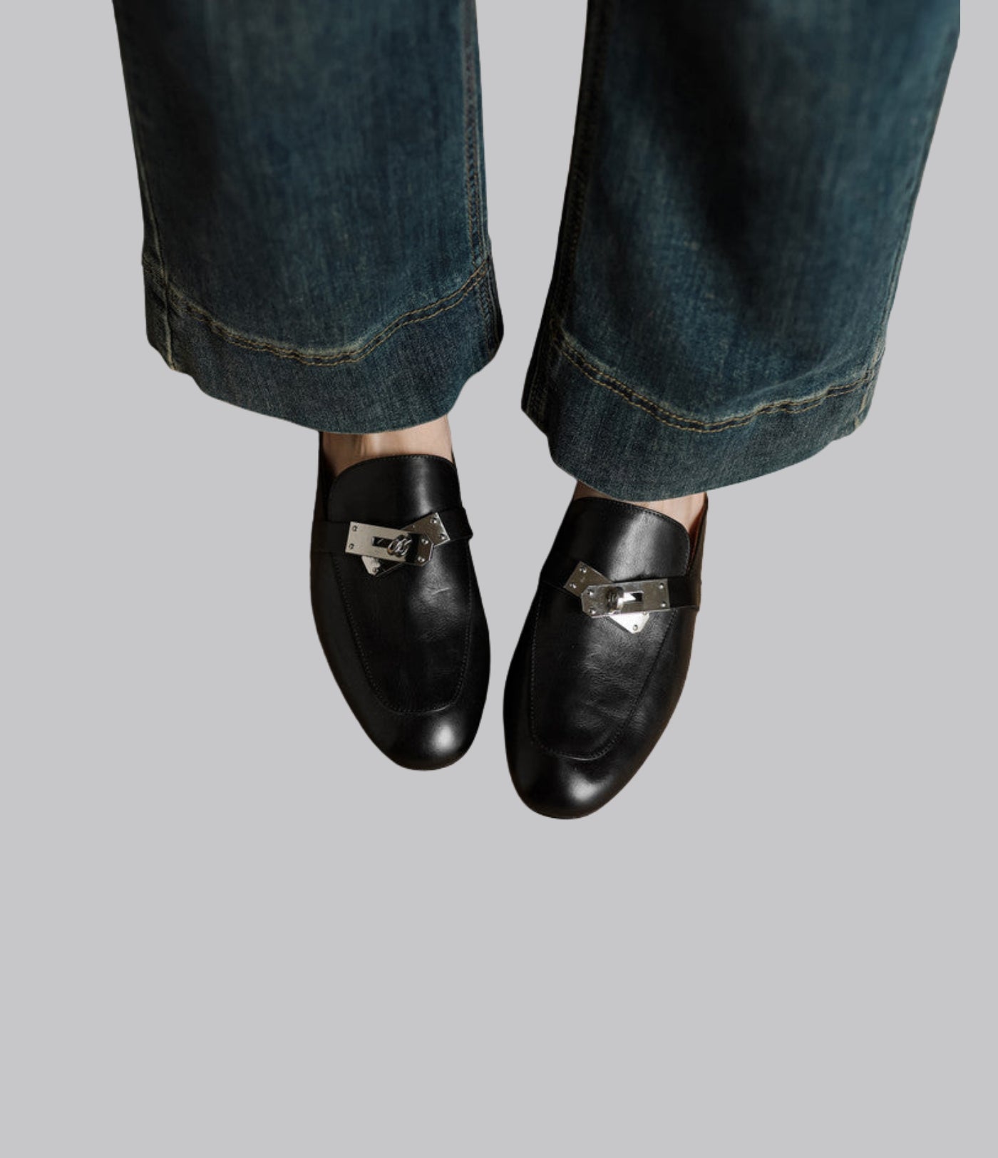 Amelia™ Leather Slide Mules
