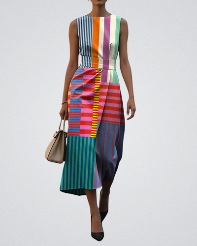Amelia™ Dreamtime-Print Flow Dress
