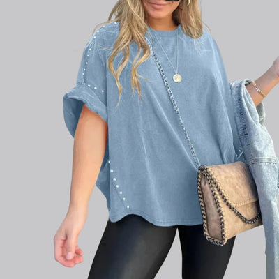 Amelia™ Studded Oversized Tee