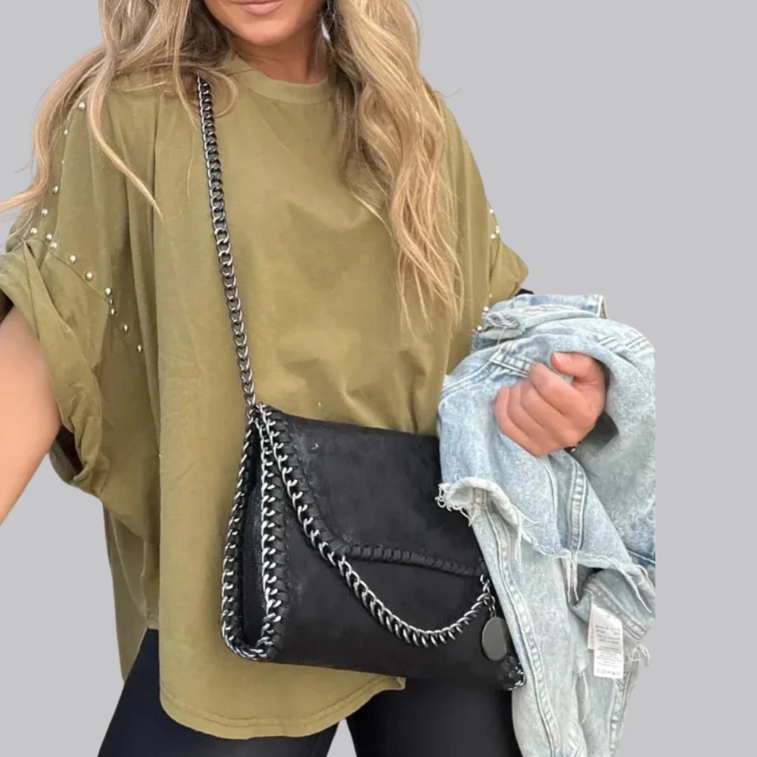 Amelia™ Studded Oversized Tee