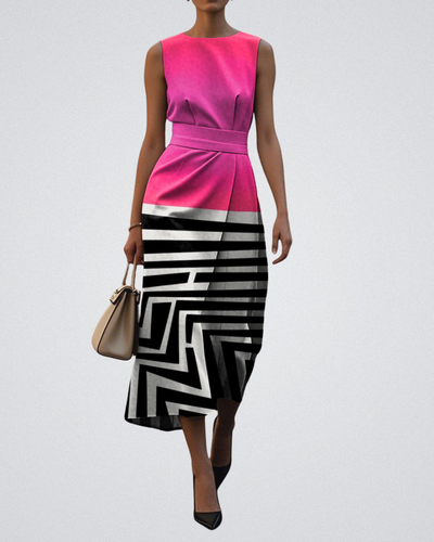 Amelia™ Dreamtime-Print Flow Dress