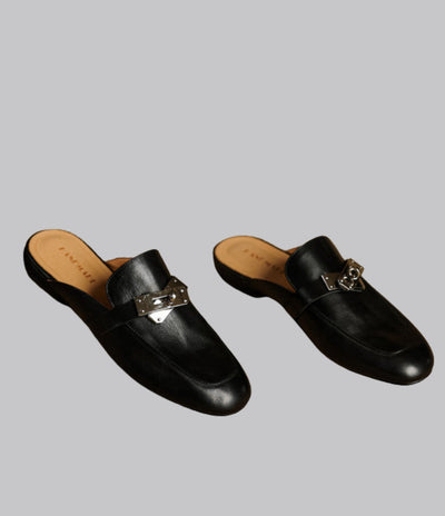 Amelia™ Leather Slide Mules
