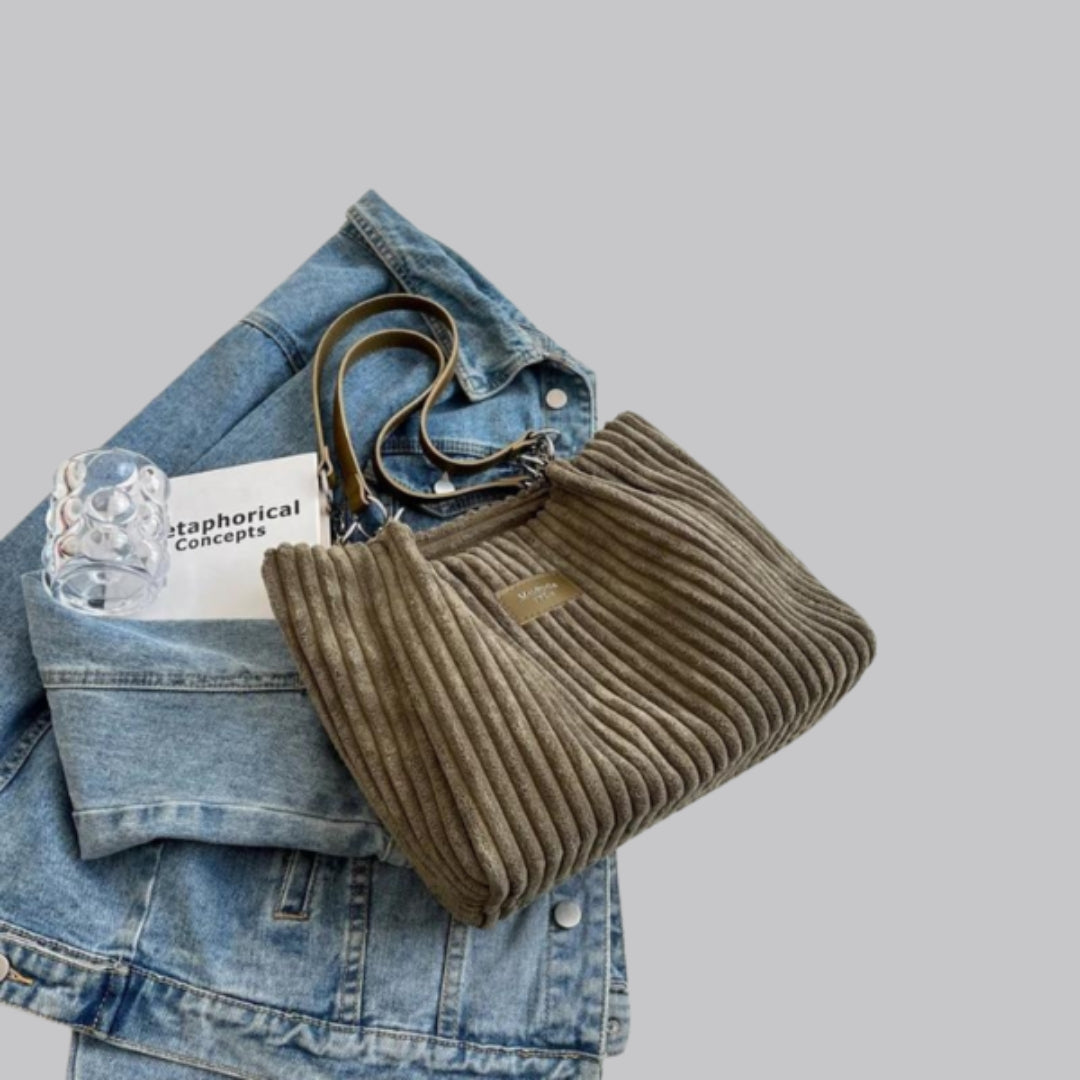 Amelia™ Corduroy Cross-Shoulder Tote