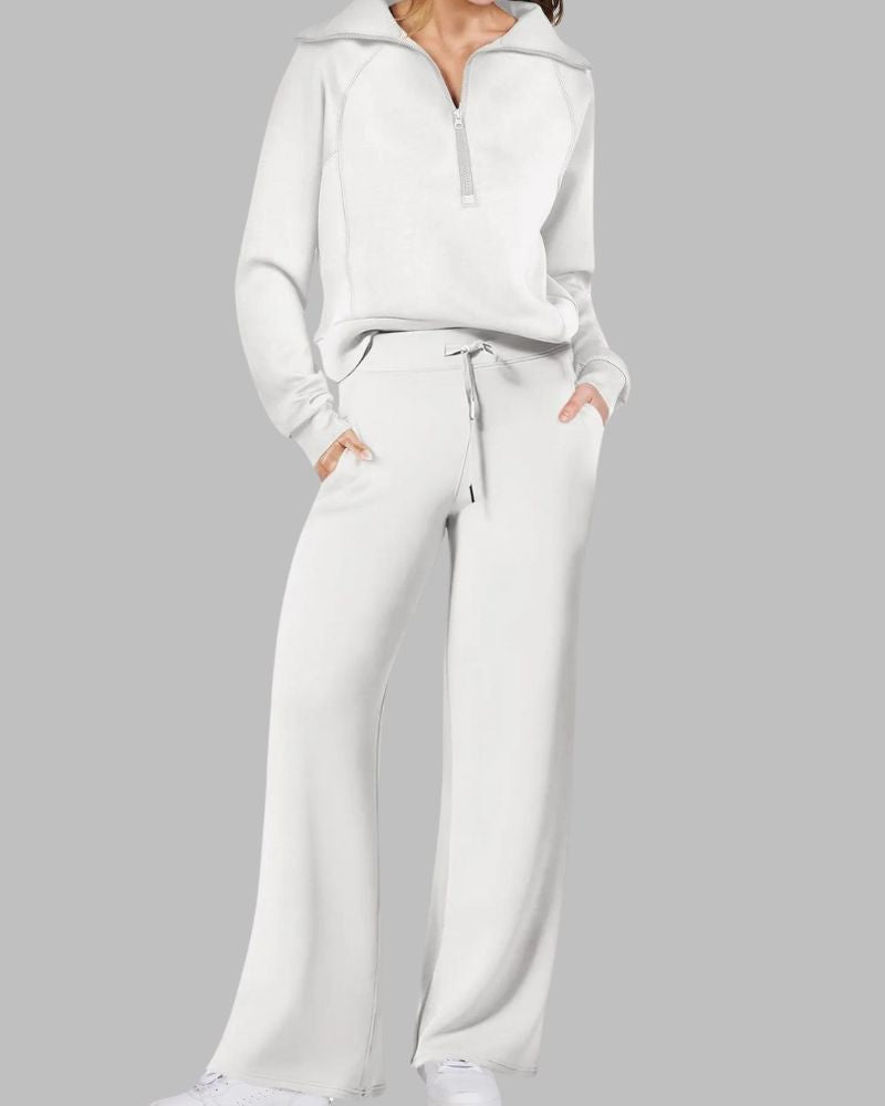 Amelia™ Half-Zip Belted Lounge Set