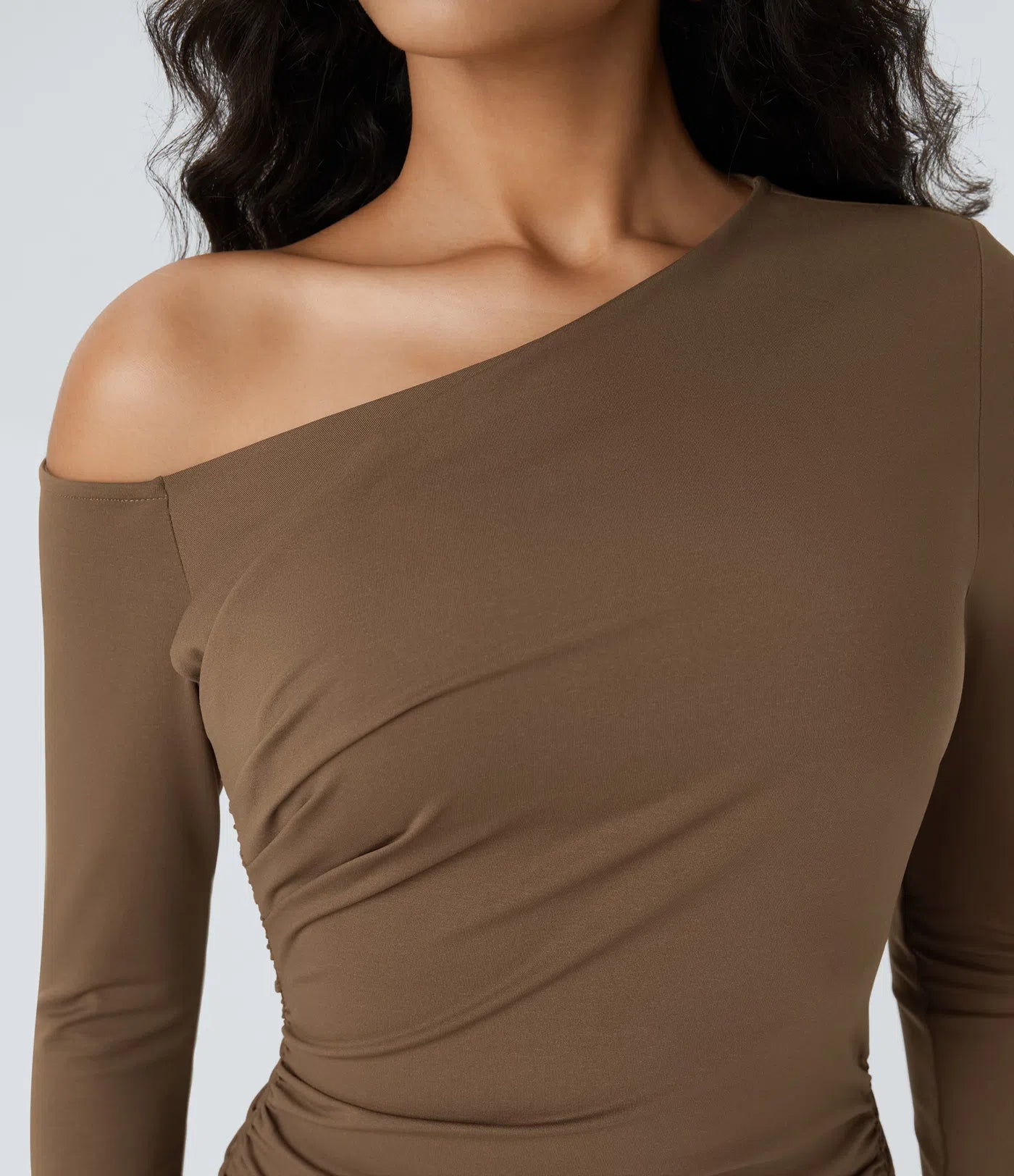 Amelia™ Off-Shoulder Ruched Mini Dress