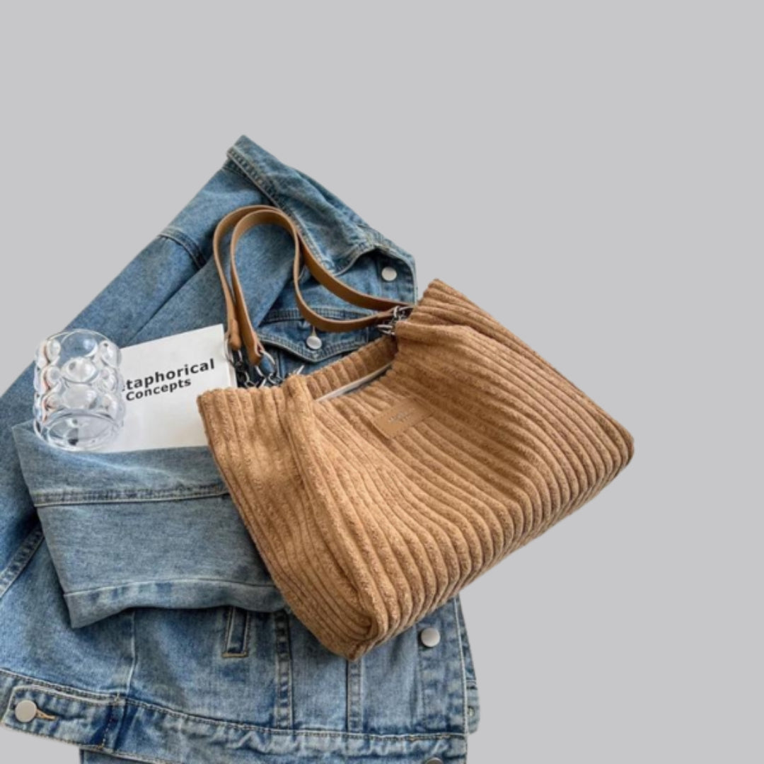 Amelia™ Corduroy Cross-Shoulder Tote