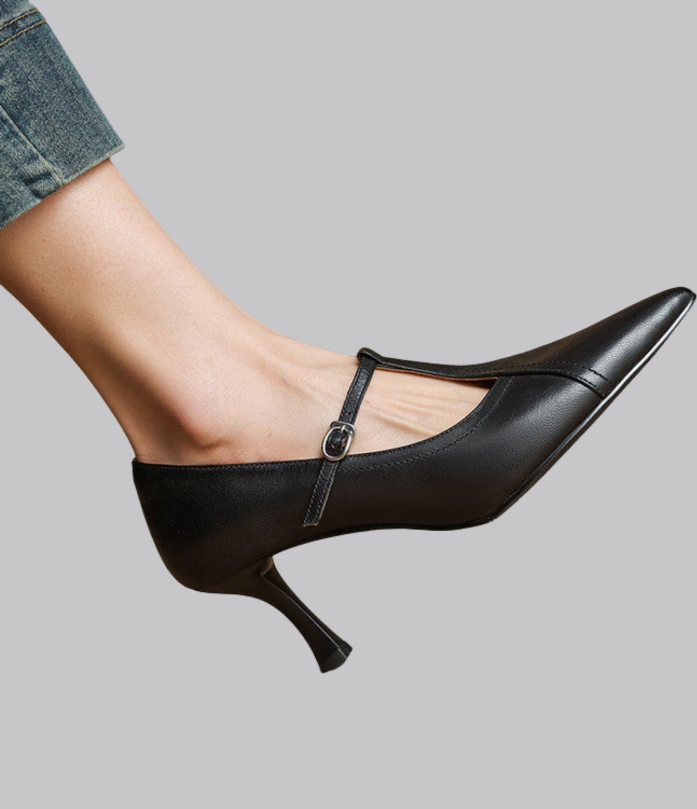 Amelia™ Leather Stiletto Heels