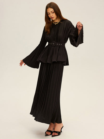 Amelia™ Pleated Maxi Skirt