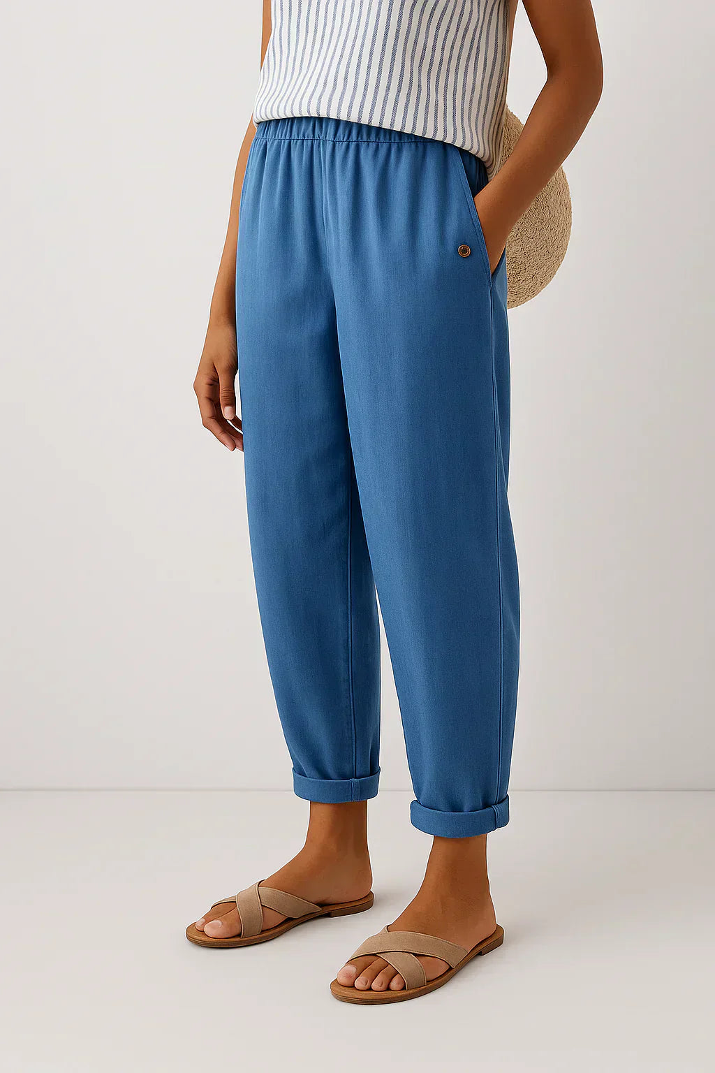 Amelia™ Linen-Cotton Trousers