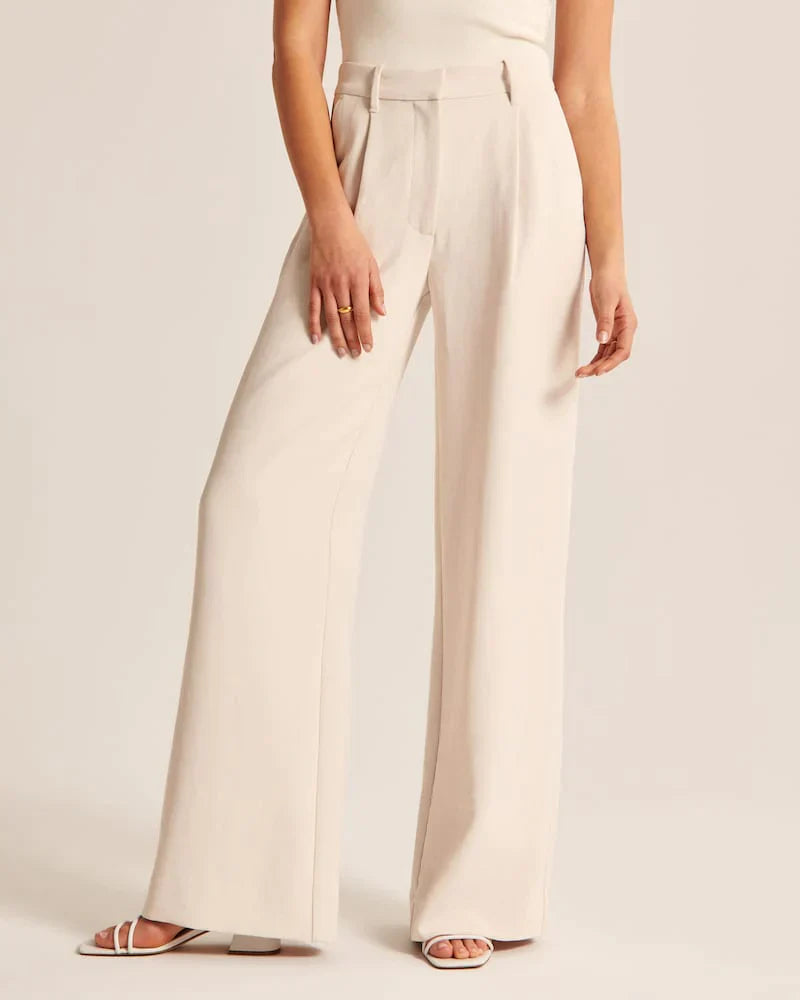 Amelia™ Tailored Wide-Leg Pants