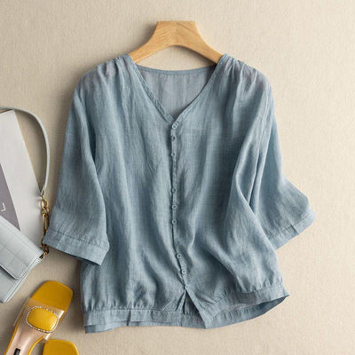 Amelia™ Airy Cotton Blouse
