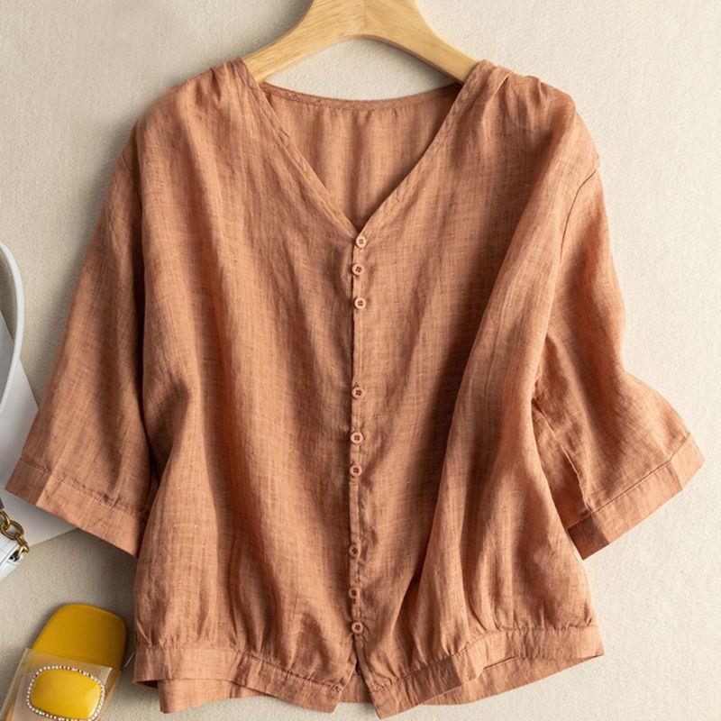 Amelia™ Airy Cotton Blouse