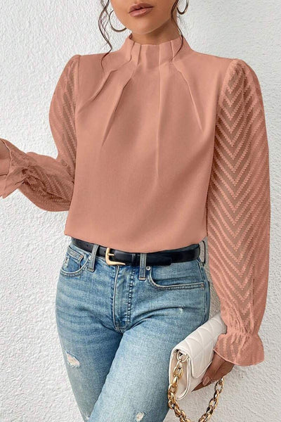 Amelia™ Half-Turtleneck Top