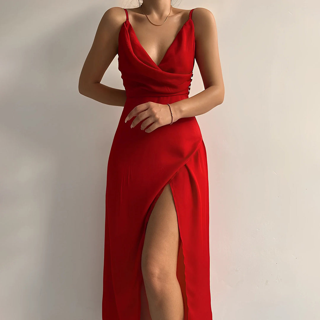 Amelia™ Split-Hem Maxi Dress