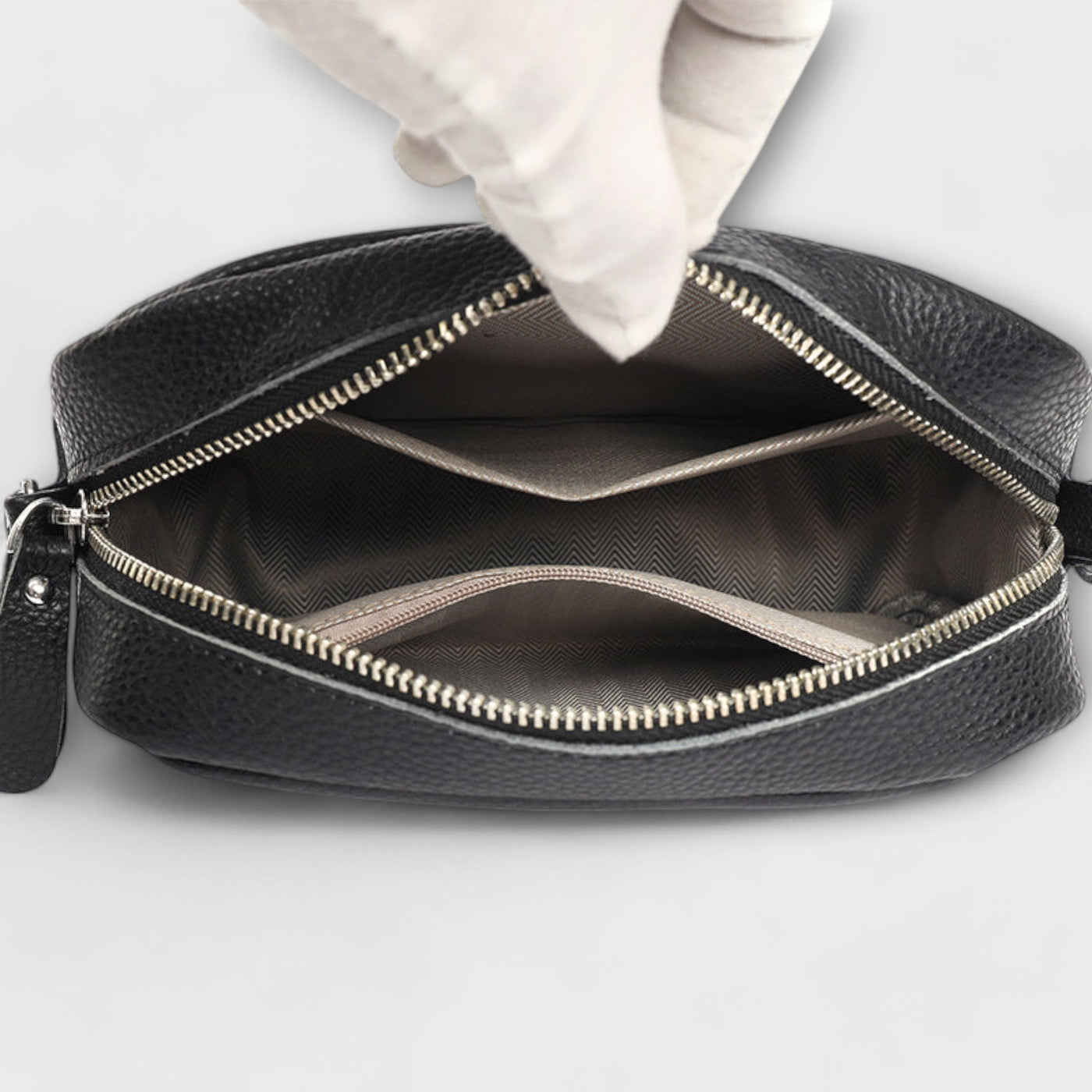 Amelia Mini Crossbody – Natural Linen