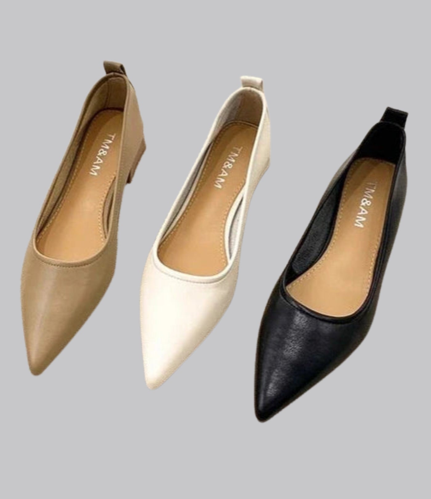 Amelia™ Pointed-Toe Leather Pumps
