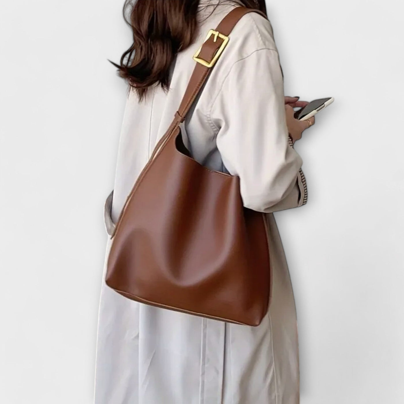 Amelia – Everyday Leather-Look Shoulder Bag