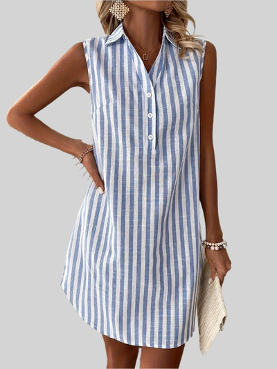 Amelia™ Marine Stripe Mini Dress