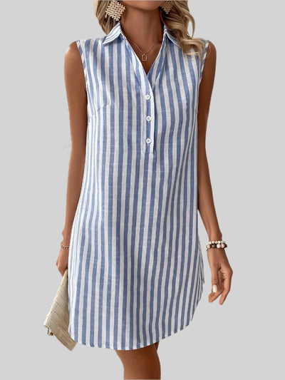 Amelia™ Marine Stripe Mini Dress